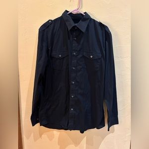 Men’s Banana Republic button down Navy shirt